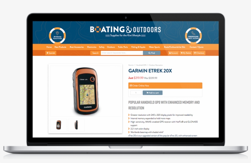 Website For Absolute Traffic - Garmin Gps Units Etrex 20 Gps Receiver 010-00970-10, transparent png #5550164