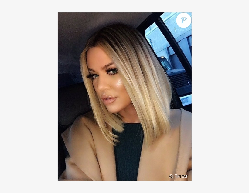 Khloé Kardashian Est Enfin Arrivée À New York Où Elle - Khloe Kardashian Sleek Bob, transparent png #5550310