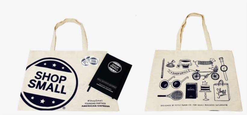 Shop Small Bag, Notebook, & Tattoos - Small Business Saturday Tote Bags, transparent png #5550716