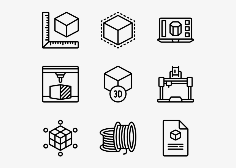 3d Printing - Travel Icon Transparent Background, transparent png #5550717