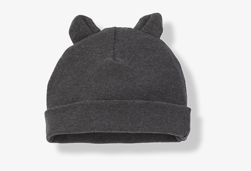 1 + More In The Family Sune Bonnet W/ears Anthracite, transparent png #5550721