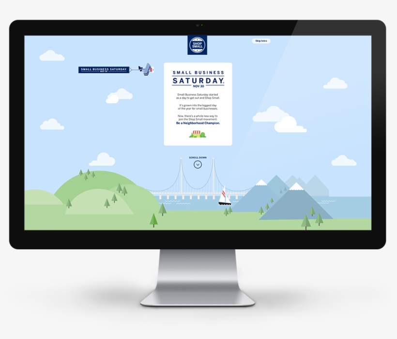 Sbs Computer Mockup - Shop Small, transparent png #5552061