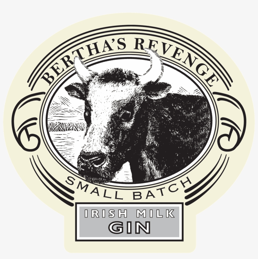 Bertha's Revenge Irish Milk Gin, transparent png #5552782