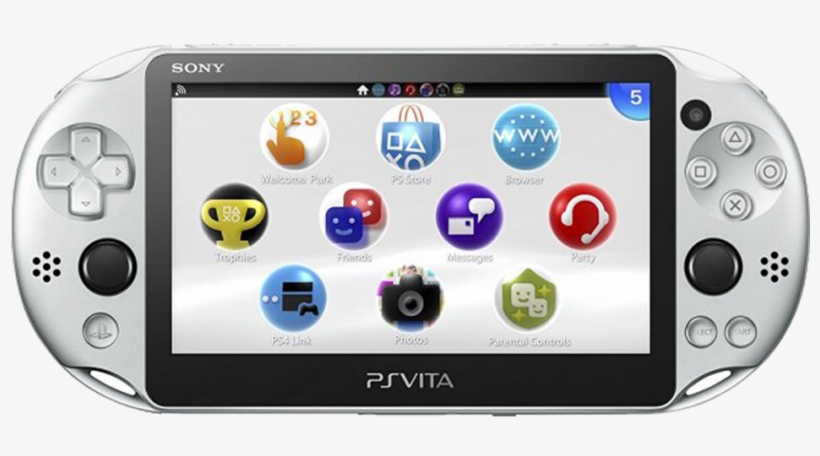 Sony Ps Vita Slim - Ps Vita Slim Silver, transparent png #5553441