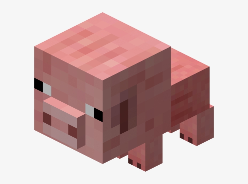 Baby Pig - Minecraft Baby Pig Png, transparent png #5554725