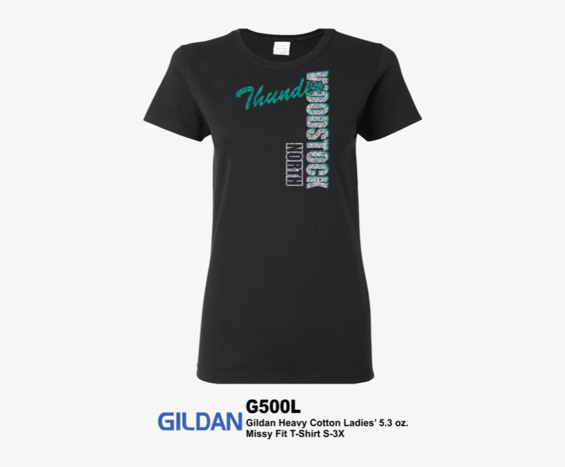 Thunder North Ladies T-shirt - 40th Birthday Shirts, transparent png #5554930