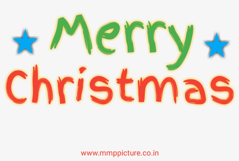 Transparent Christmas Text, Merry Christmas Text Png, - Christmas Day, transparent png #5554985