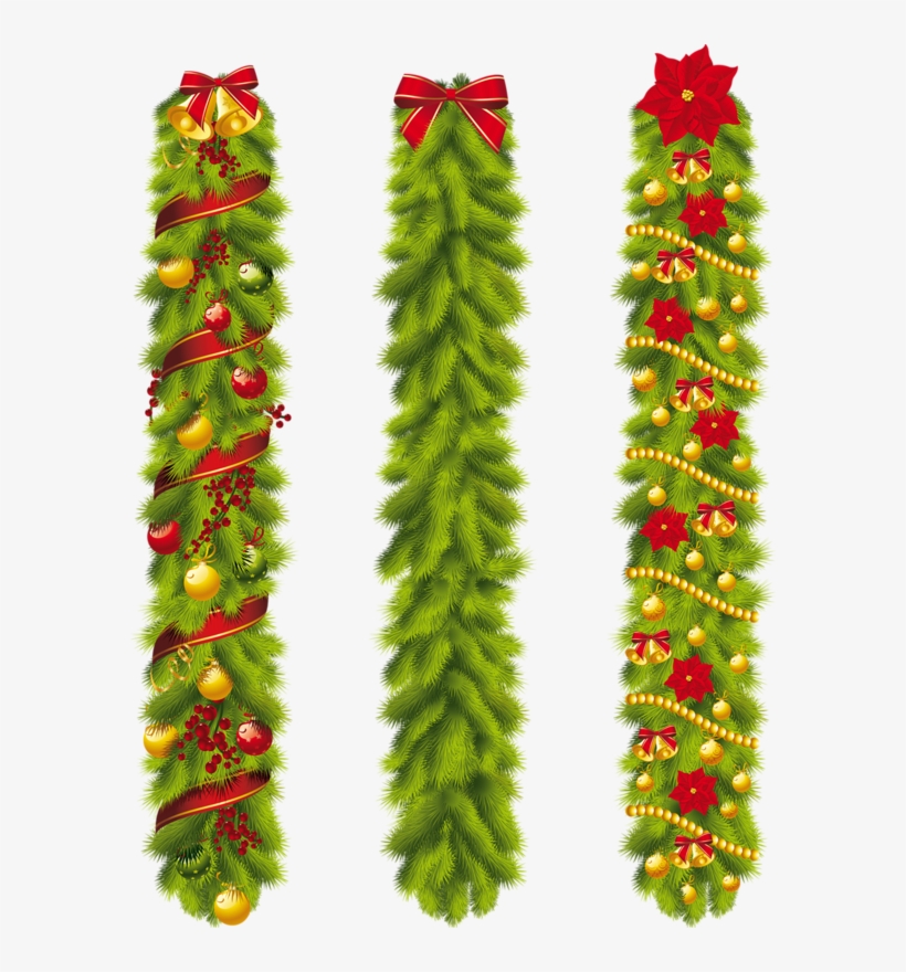 Adorno Navidad - Christmas Deco Garland Png, transparent png #5555707