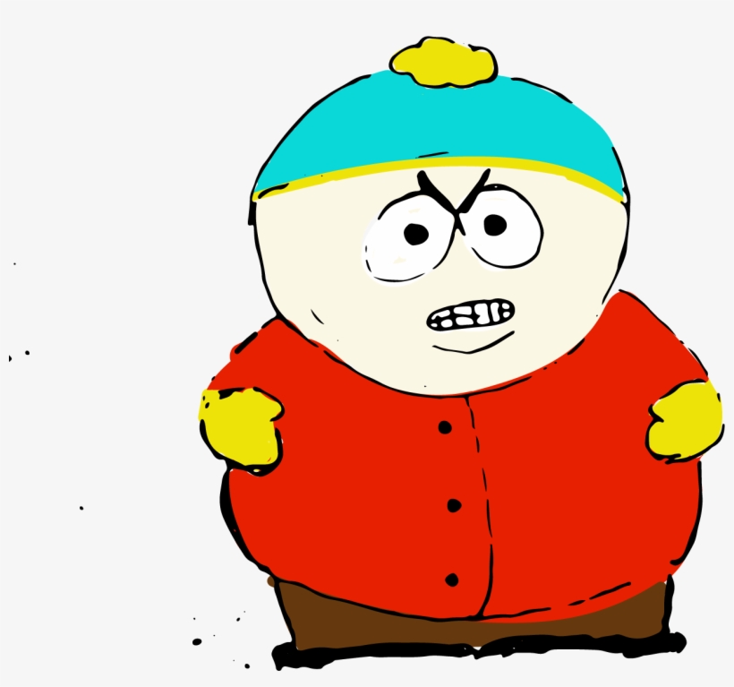 Cartman From South Park - Drawing, transparent png #5555994