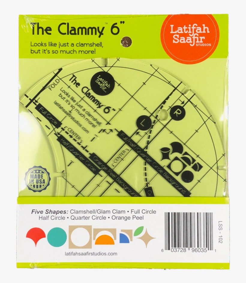 The Clammy 6″ - Clammy 15cm Template By Latifah Saafir Studios (lss-102), transparent png #5556440