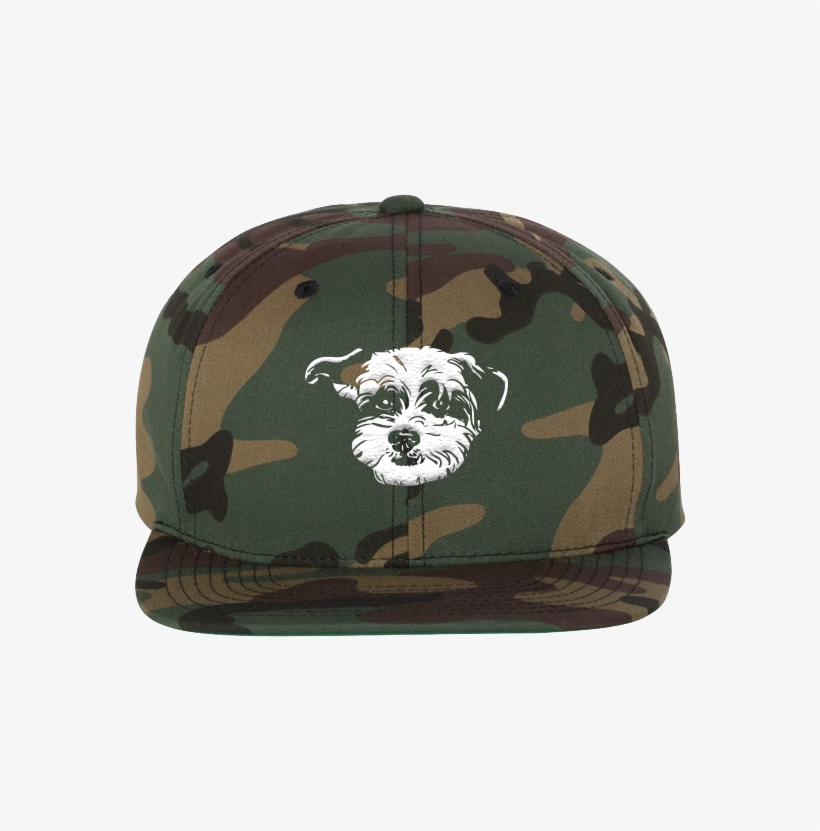 Horton Hat In Camo - Yupoong Classic Flat Bill Snapback Cap, Green, transparent png #5557531