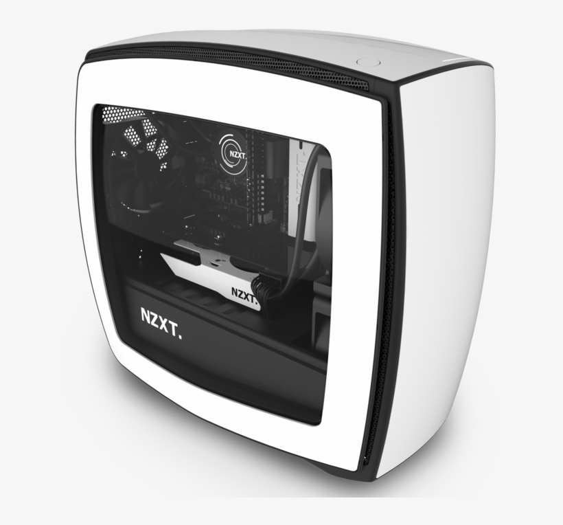 Large Ccadfeafb4cc504b - Nzxt Manta Case Ca-mantw, transparent png #5557631