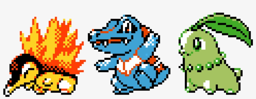 Pokemon Gold And Silver Starters - Pokémon Gold And Silver - Free  Transparent PNG Download - PNGkey