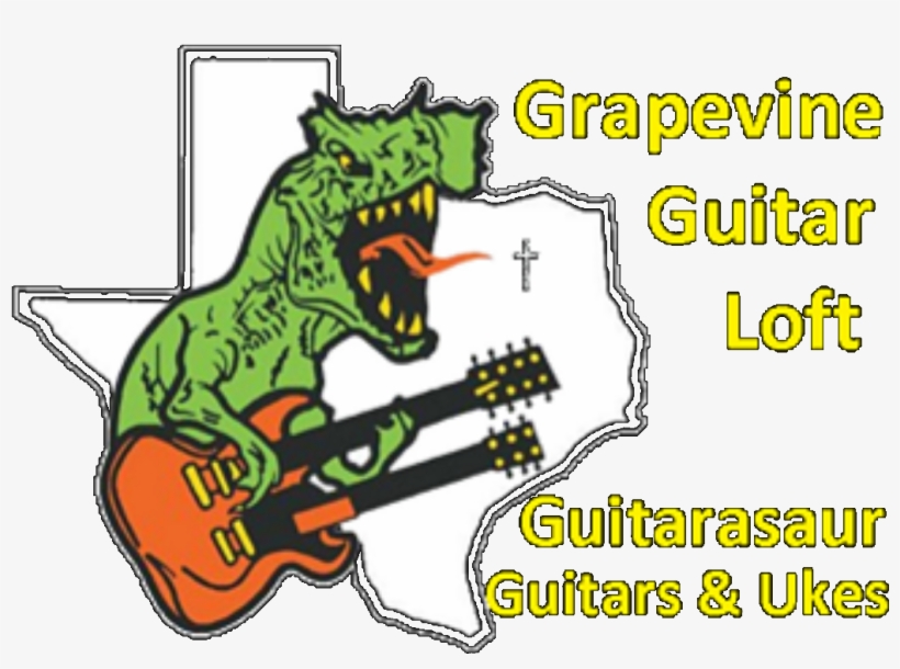 Guitarasaur Guitars & Ukuleles - Guitarasaur, transparent png #5561416