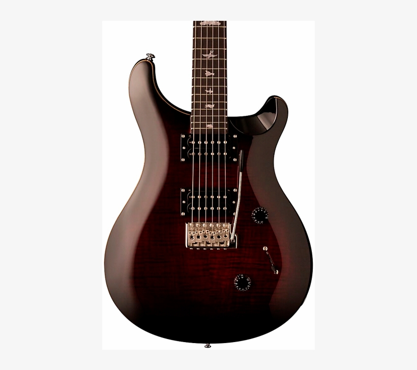 Prs Se Custom 24 Fire Red Burst Electric Guitar Sound - Prs Se Custom 24 Fire Red Burst, transparent png #5561658