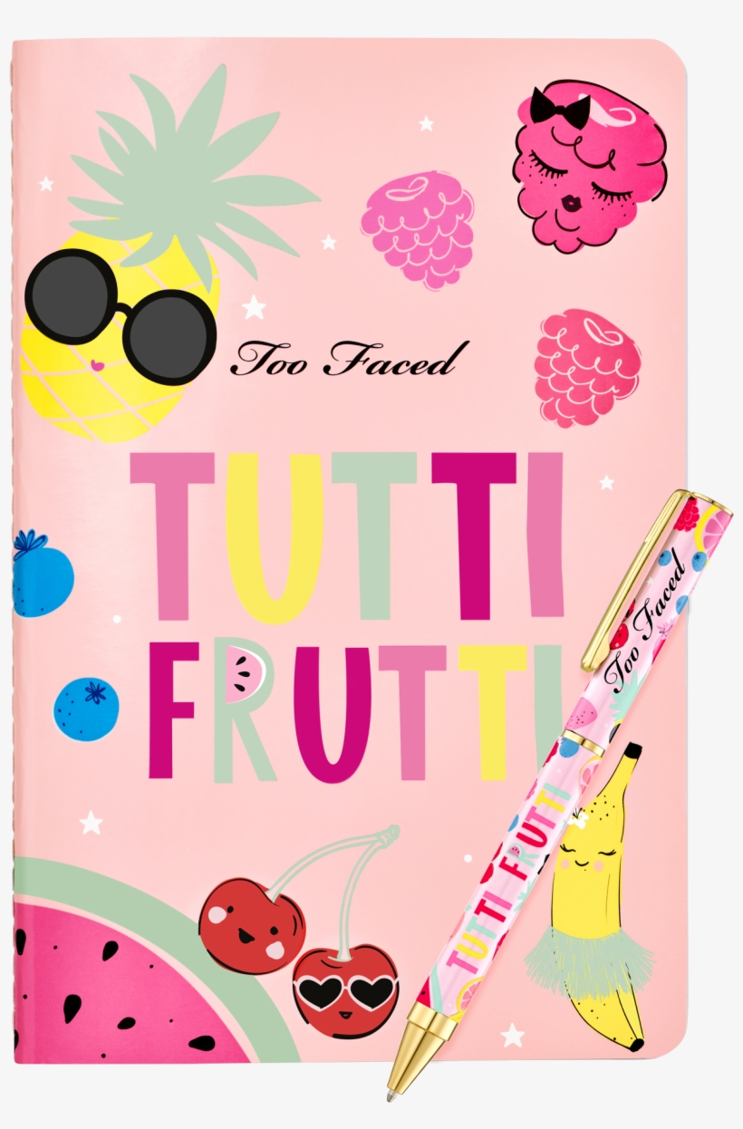 Tutti Frutti Pen And Notebook - Too Faced Tutti Frutti Notebook, transparent png #5561848