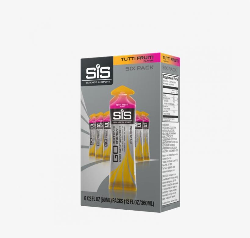 Go Isotonic Energy Gel 60ml 6 Pack - Science In Sport Go Isotonic Energy Gels 60ml X 6, transparent png #5561999