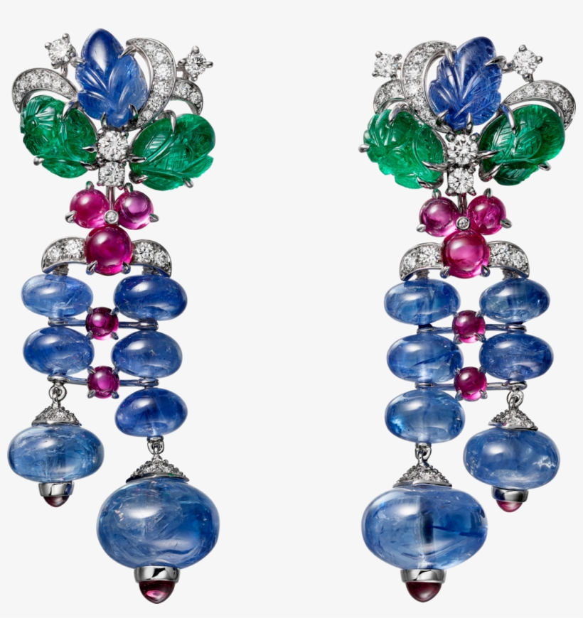 High Jewelry Earrings - Cartier Tutti Frutti, transparent png #5562944