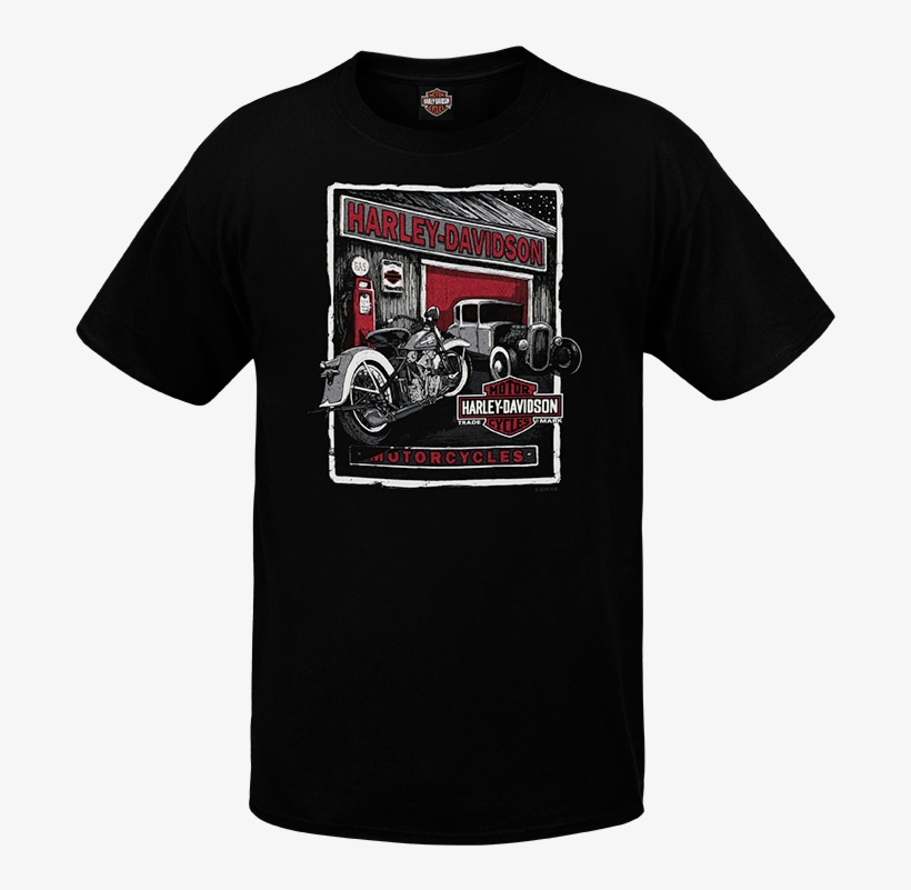 Grunge Garage Graphic Tshirt Lone Wolf Harley Davidson - Sign Language Club Shirts, transparent png #5562945