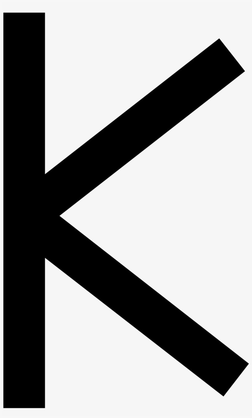 Open - Capital Letter K, transparent png #5563238