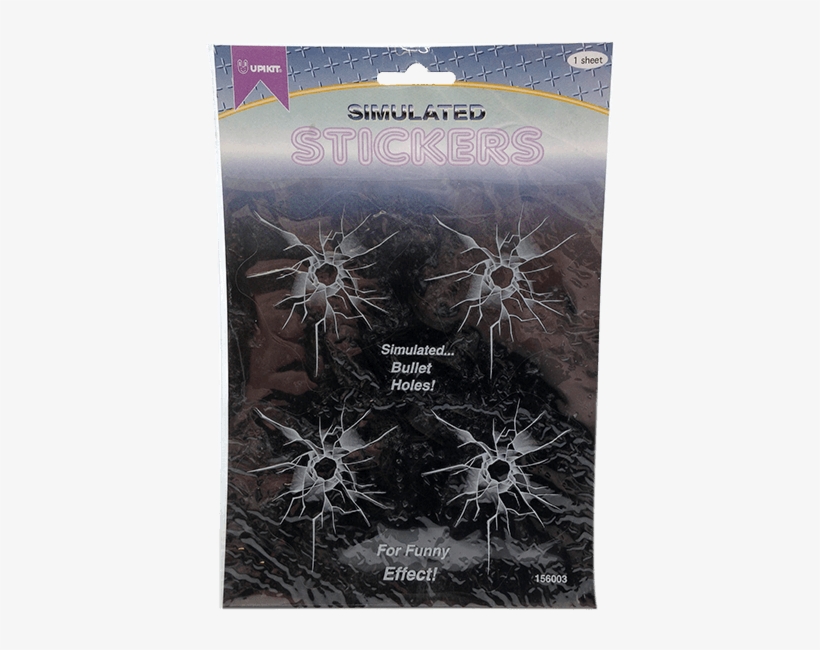 Bullet Hole Stickers - 3 Sets Of Bullet Hole Stickers Total Of 36 Different, transparent png #5563477