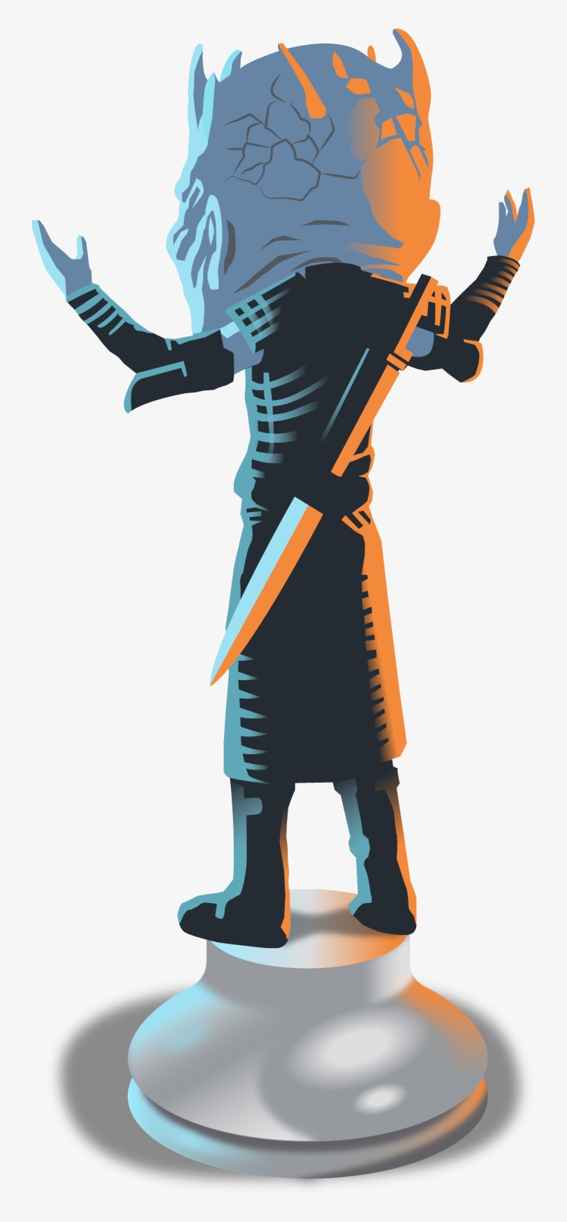 Night King - White Walker, transparent png #5563632