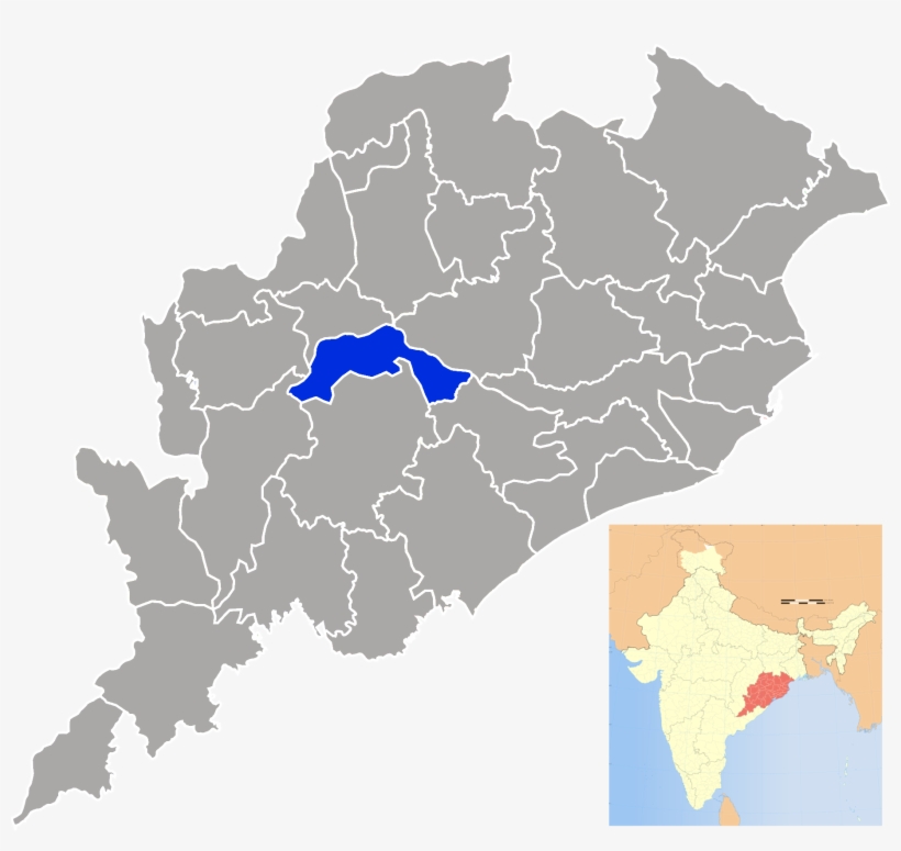 File - Orissaboudh - Balangir In Odisha Map, transparent png #5565183