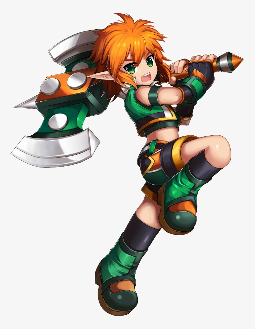 Grand Chase Ryan Druid, transparent png #5565593