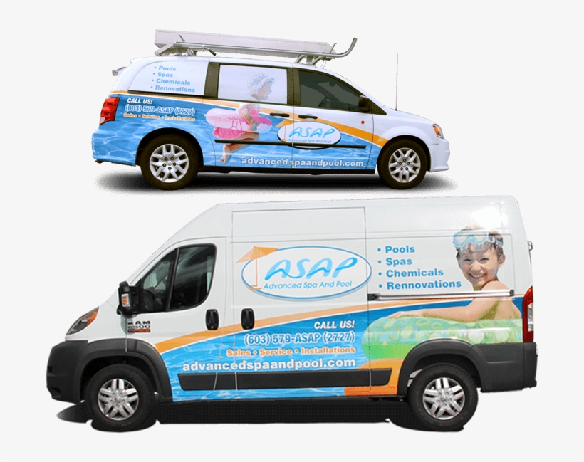 Asap Vans Fleet Vehicles Wrap - Compact Van, transparent png #5566104