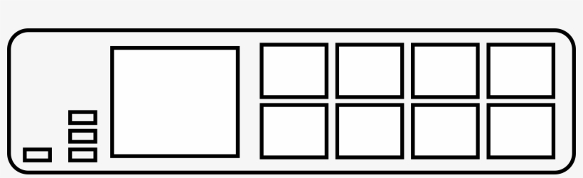 This Free Icons Png Design Of Midi Pad Controller Interface, transparent png #5566164