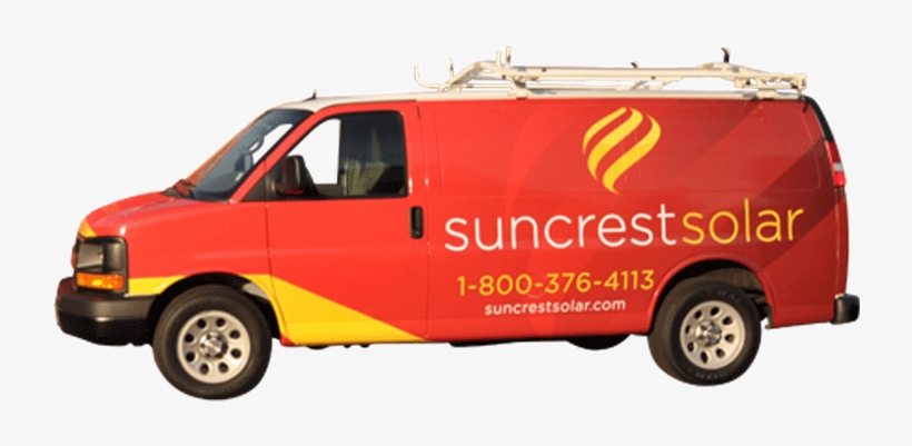 Chevy Van Wrap 3m Vehicle Wrap For Suncrest Solar Fleet - Stop, transparent png #5566416
