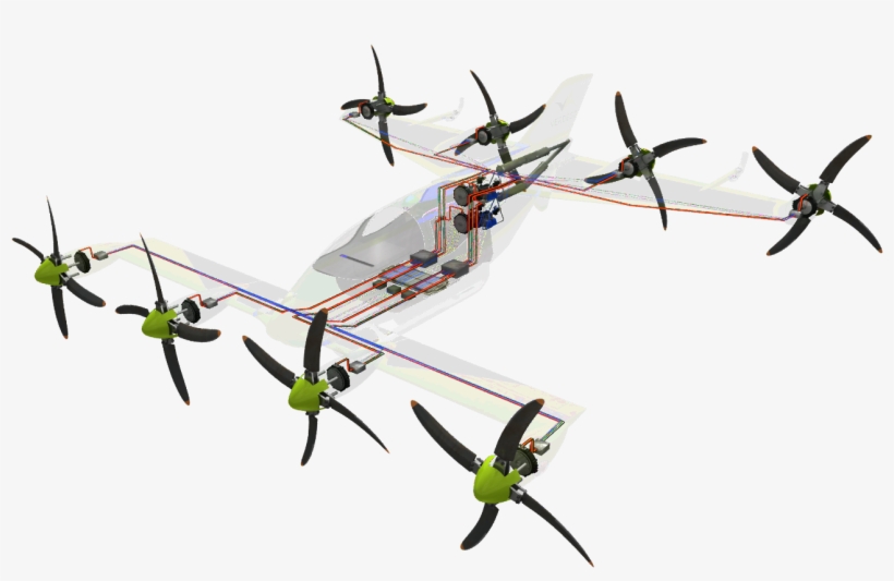 Verdego Becomes Evtol Propulsion Provider - Model Aircraft, transparent png #5566689