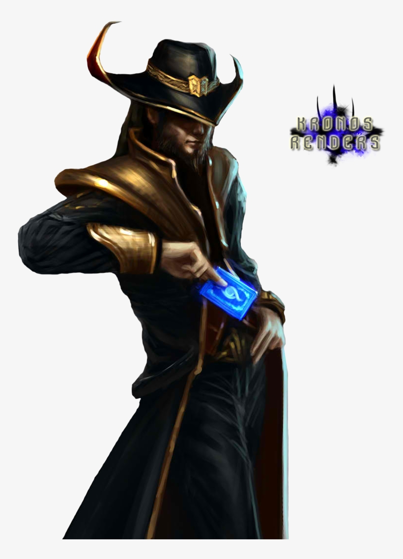 Twisted Fate Png Free Download - Lol Twisted Fate Render, transparent png #5567339
