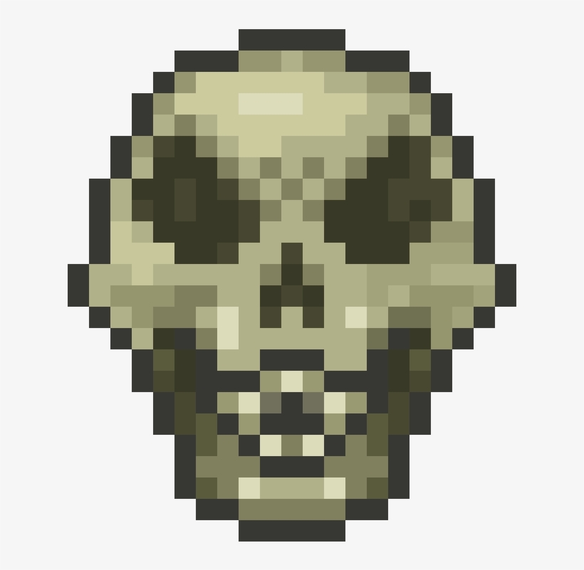 Baby Skeletron Head - Lancer Deltarune Pixel Art, transparent png #5567750