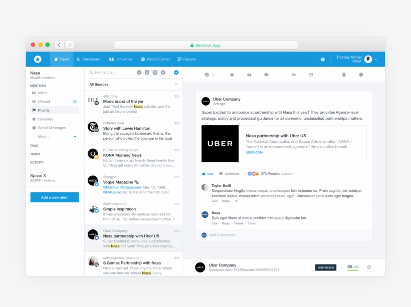 Facebook Monitoring - Instagram Mention Tool, transparent png #5568120