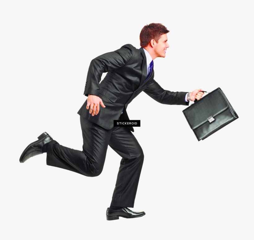 Running Man - Soki Men's Sport Faux Leather Belt Band Quartz Wrist, transparent png #5568763