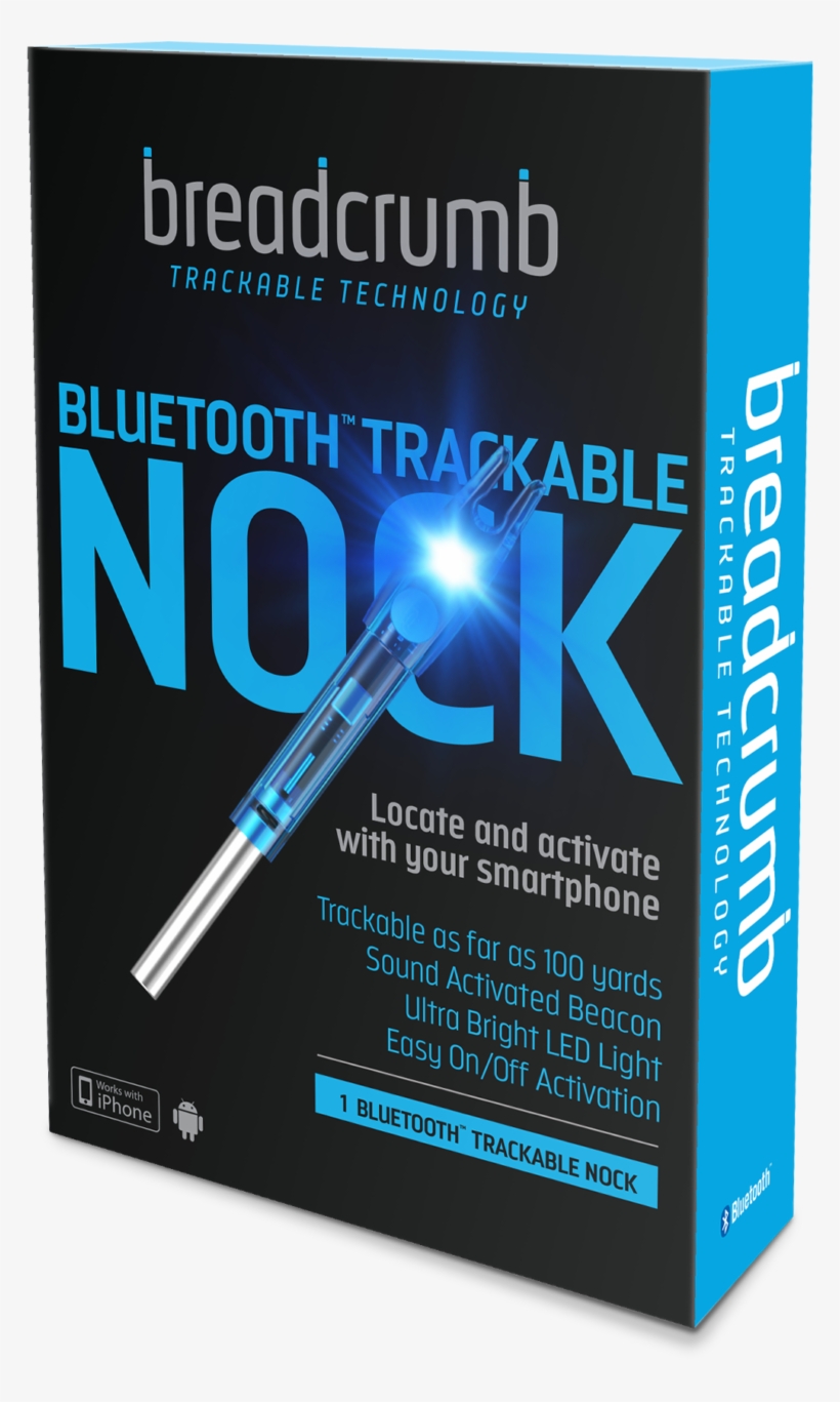 Breadcrumb - Bluetooth Nock - Packaging - Hunting - Bluetooth Trackable Arrow Nock, transparent png #5568764
