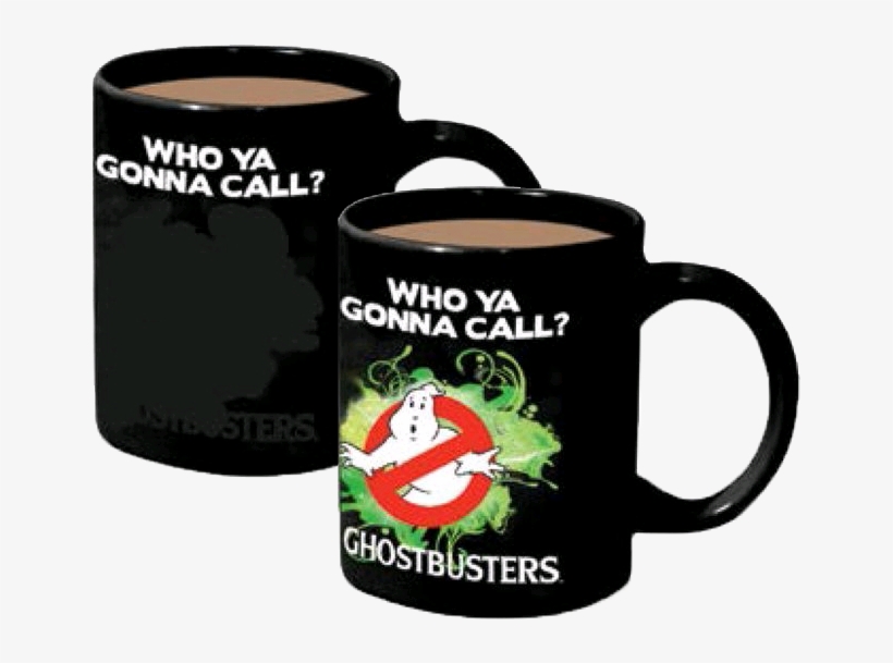 Heat Changing Mug - 50 Fifty Ghostbusters Heat Change Mug, transparent png #5569001