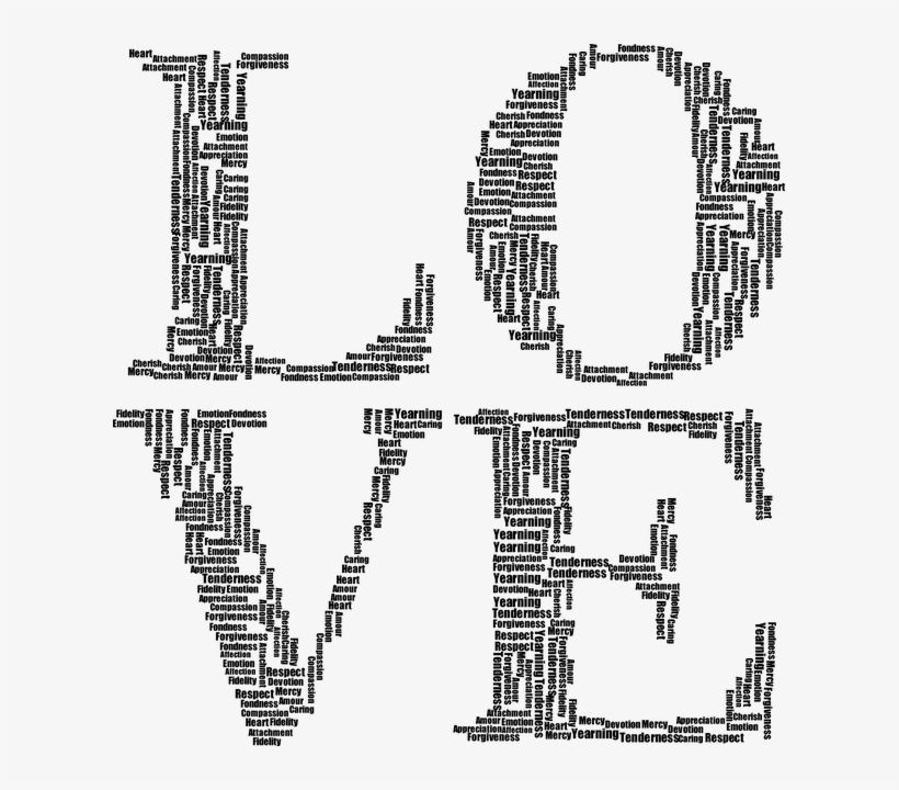 Love, Human, People, Persons, Romance, Passion - Love Word, transparent png #5569274
