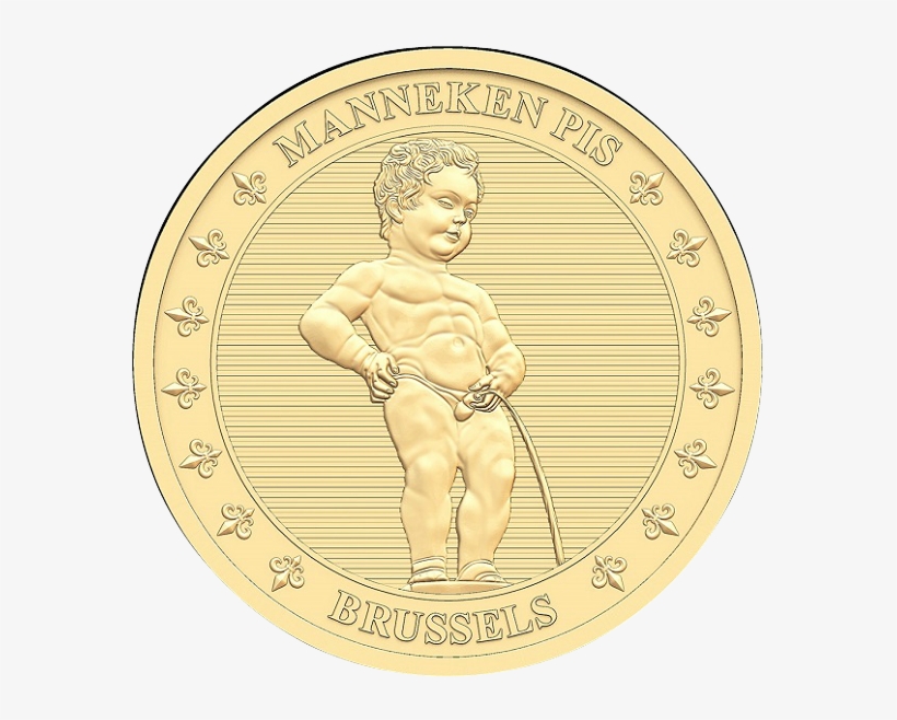 Manneken Pis Is A Landmark Small Bronze Sculpture In - Art, transparent png #5569551
