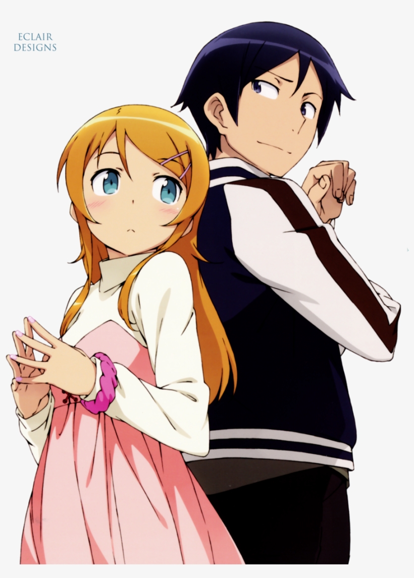 Kirino And Kyousuke, transparent png #5569762