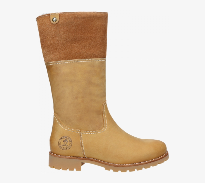 Vintage Leather Boot With A Lining Of Sheepskin - Boot, transparent png #5570190