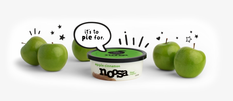Apple Pie Á La Yoghurt - Noosa Mango Yoghurt - 8 Oz Tub, transparent png #5570193