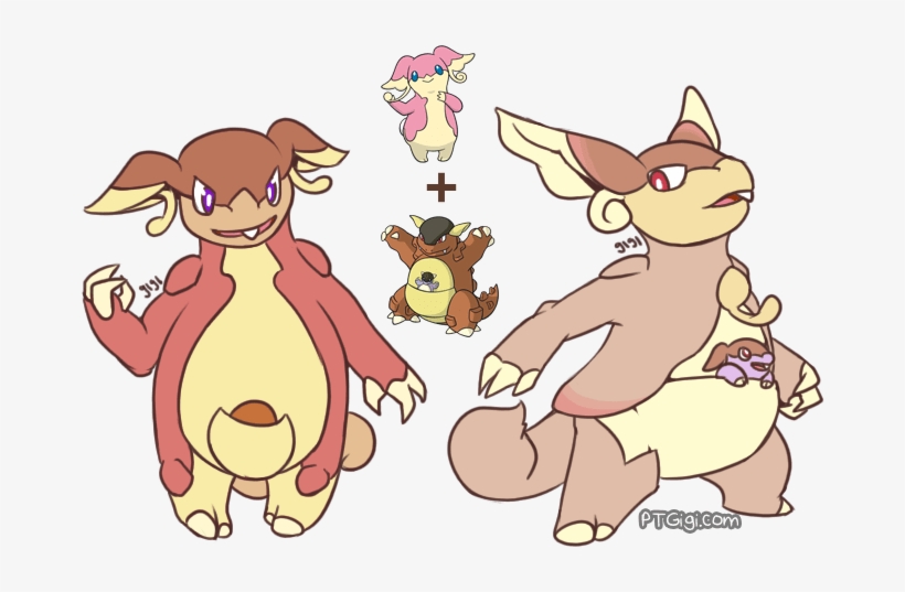 Kangaskhan - Ear, transparent png #5570282