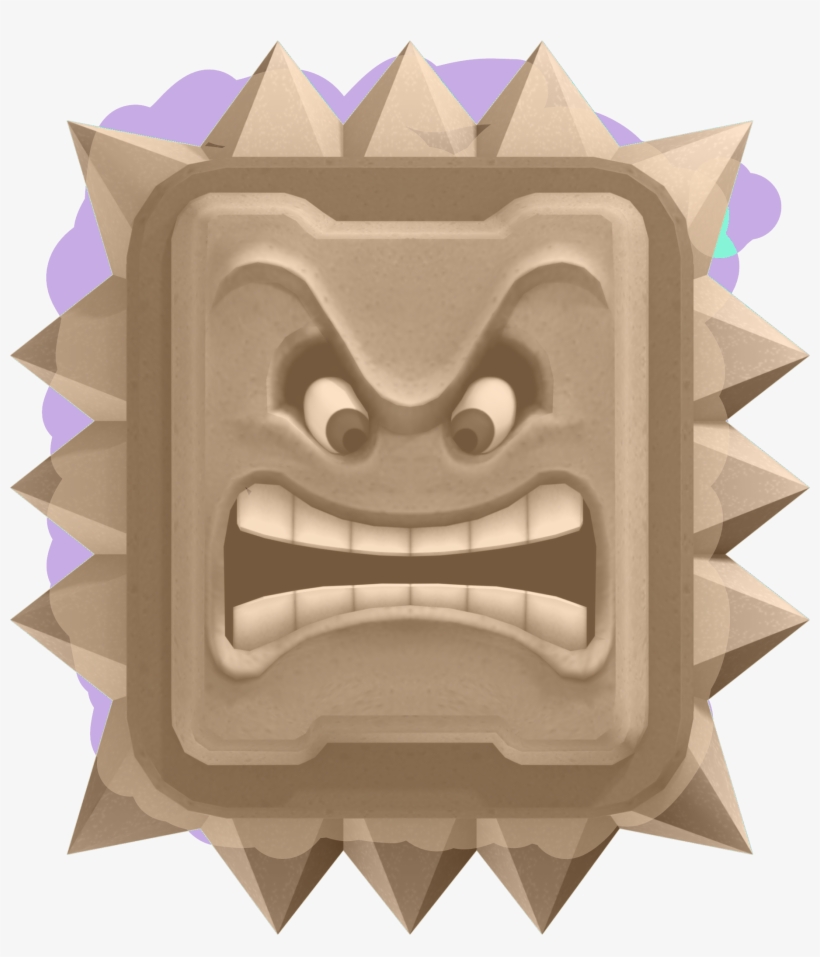 Dust Thwomp, transparent png #5570476