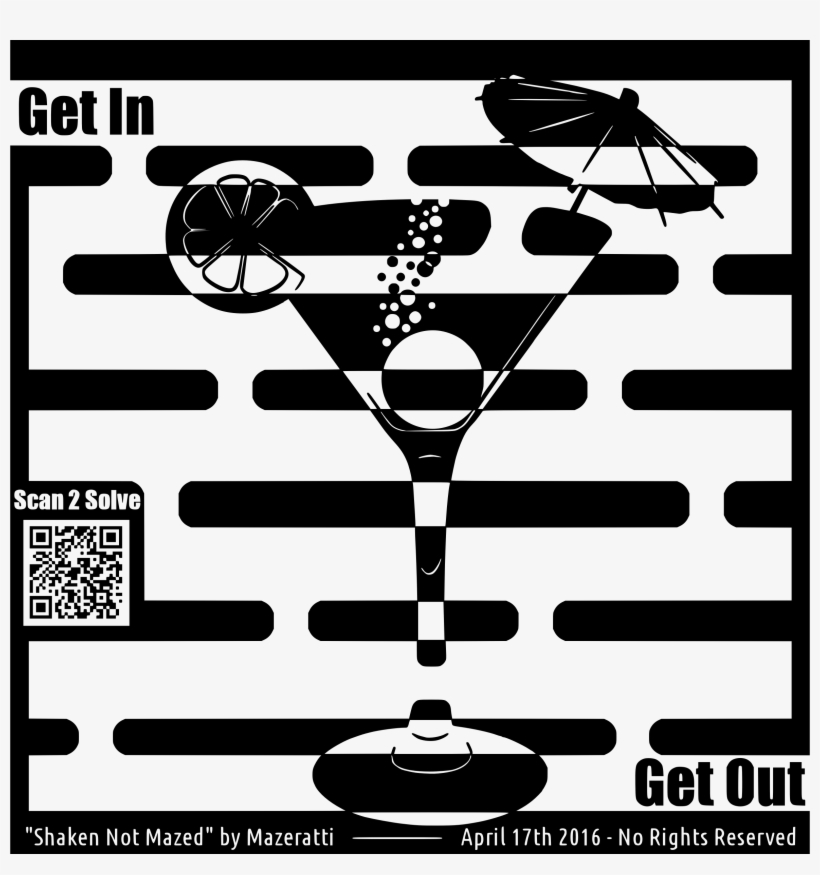 This Free Icons Png Design Of Martini Maze, transparent png #5570899