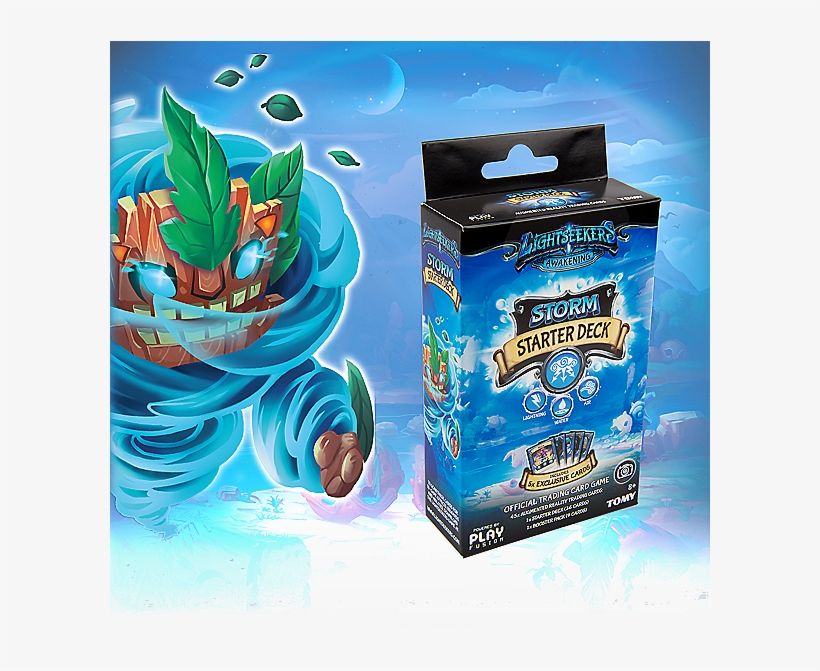 Stromm V=1503428408 - Tomy Lightseekers Trading Card Game Starter Pack -, transparent png #5571355