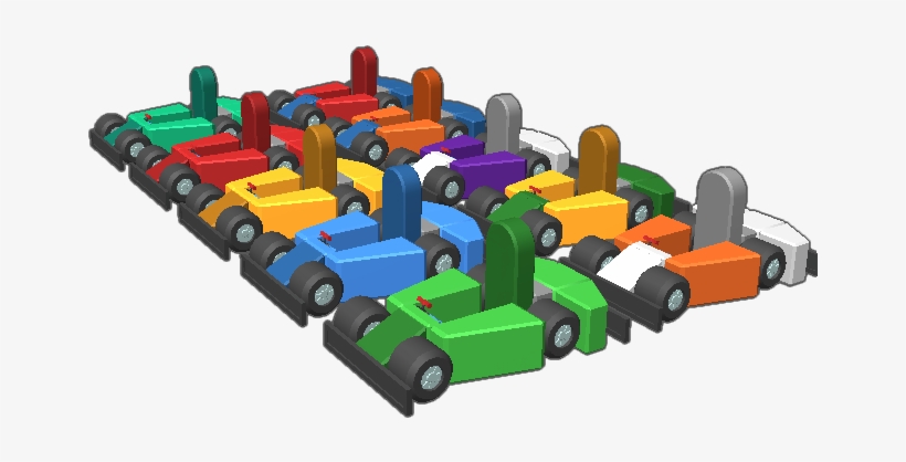 This Consists Of 12 Go Karts - Baby Toys, transparent png #5571512