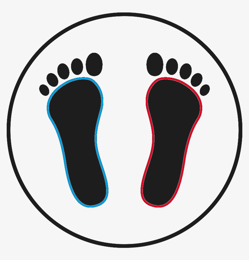 Foot Clipart Insole - Baby Footprint And Handprint, transparent png #5572166