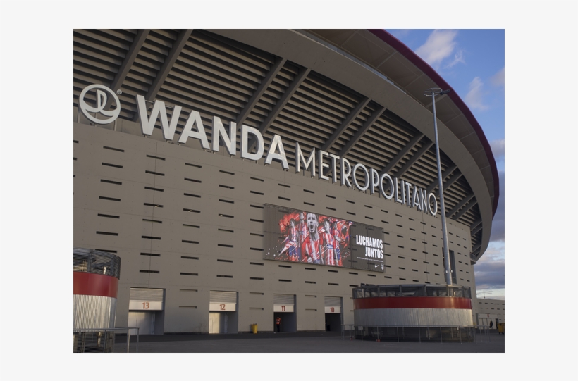 Transparent Media Façade For Atlético Madrid - Stadium, transparent png #5572638